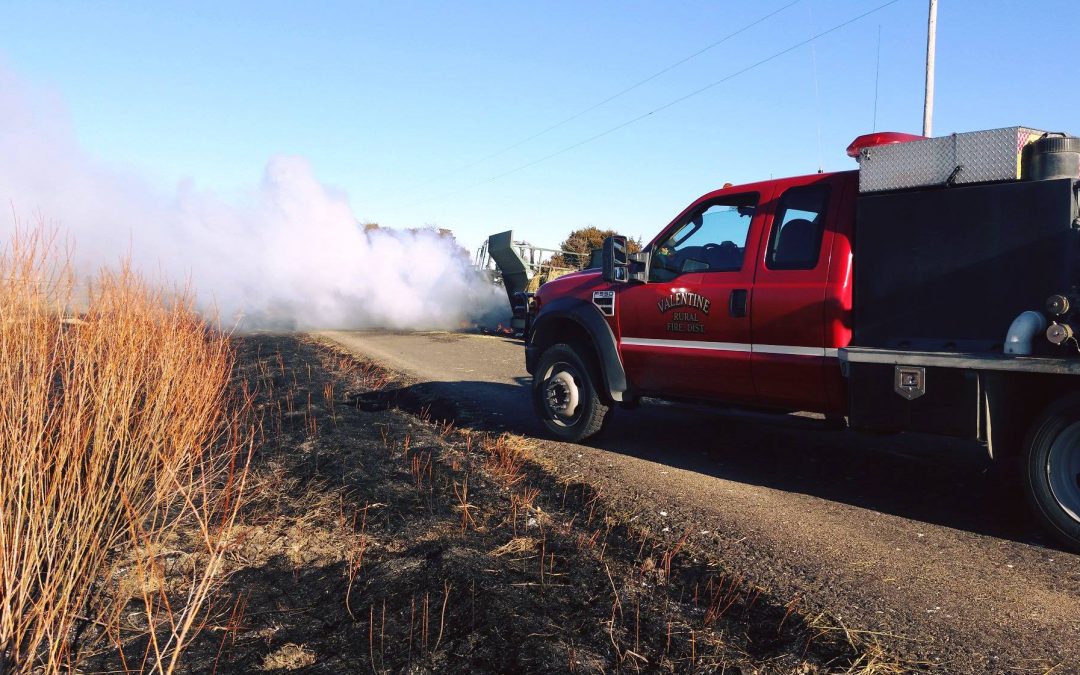 Tractor Fire Quickly Extinguished