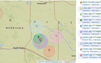 Earthquakes Reported Near Stapleton