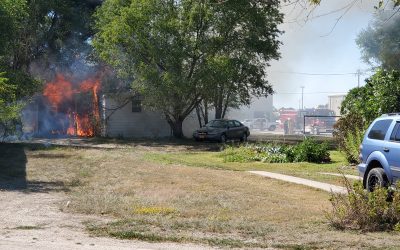 Structure Fire on Sunday Afternoon In Valentine