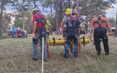Emergency Crews Practice Rope Rescue Scenarios