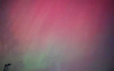 Northern Lights Illuminate Night Sky