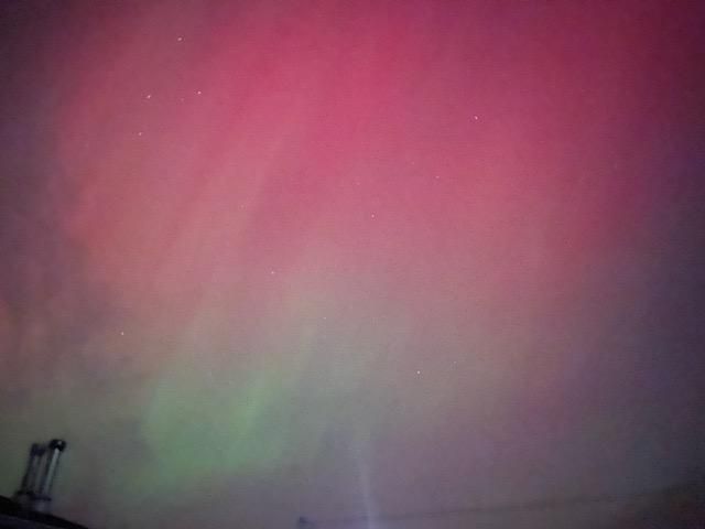 Northern Lights Illuminate Night Sky