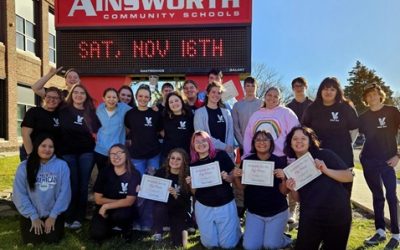 Valentine High School One Act Team Ties for 1st