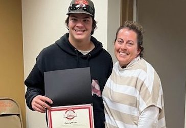 MILLER RECEIVES HEARTSAVER AWARD