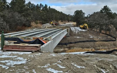 Weather Dictates Pace of Minnechaduza Bridge Work.