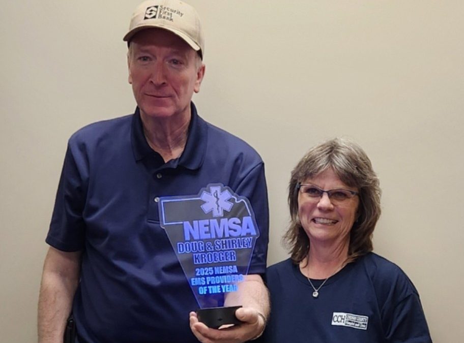 Kroegers Awarded NEMSA EMS Personnel Of The Year