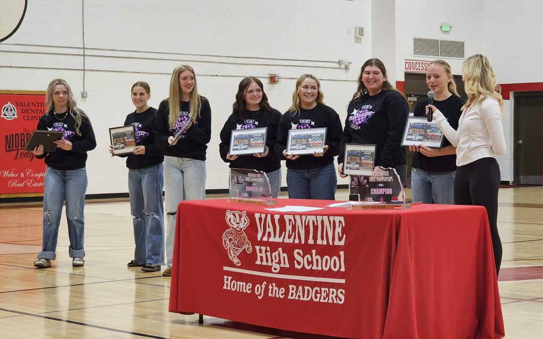 Dance Team State Championship Banner Revealed at High School