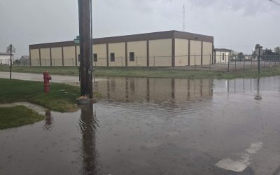 Heavy Rain Flooded Few Valentine Intersections Wednesday Evening