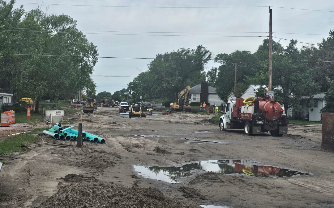Work Continues on West 4th St. in Valentine